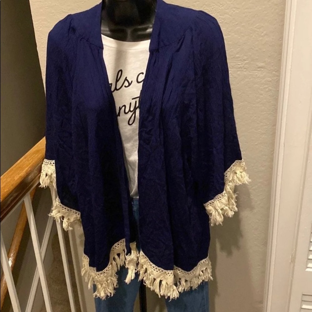 Blue kimono